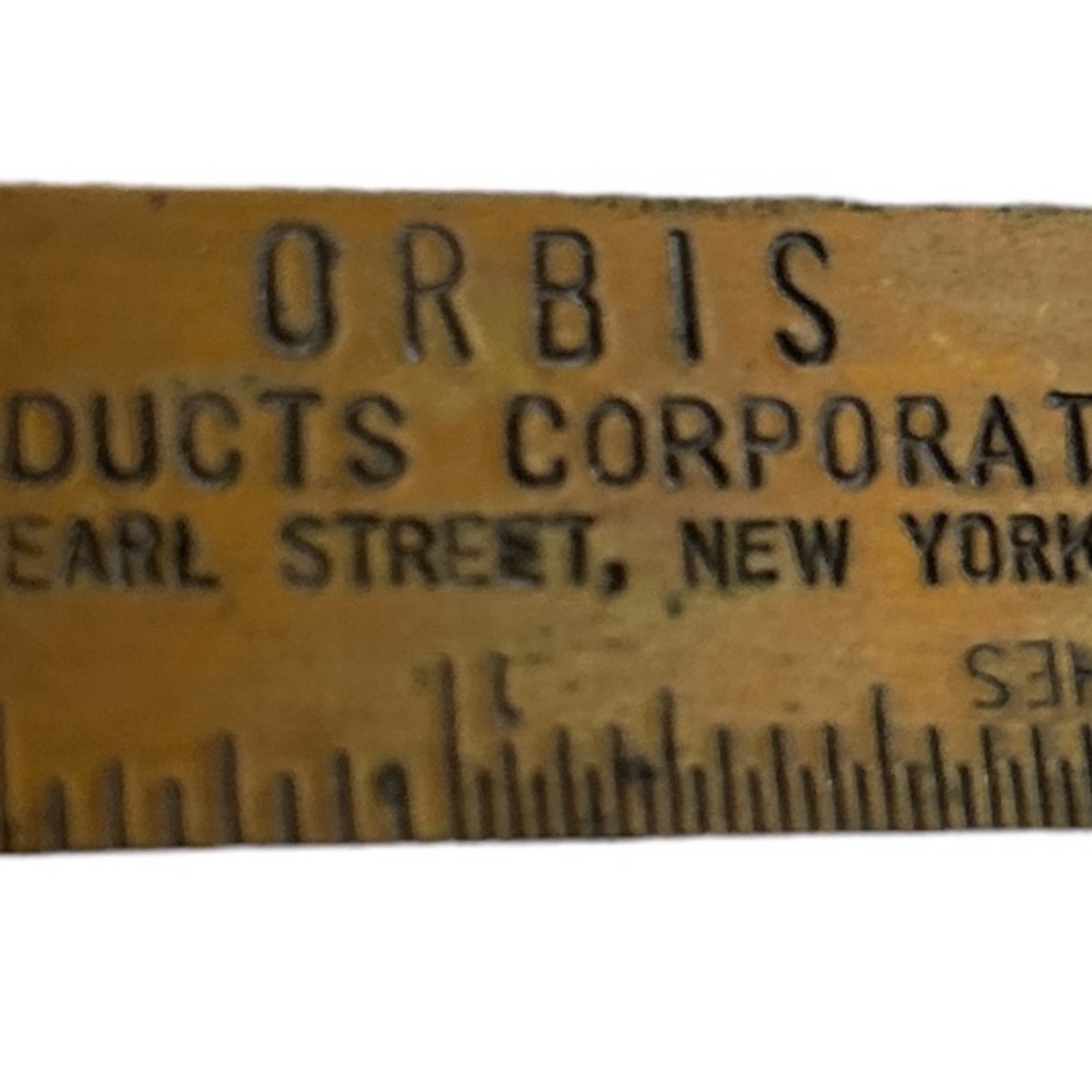 Vintage Letter Open with Ruler